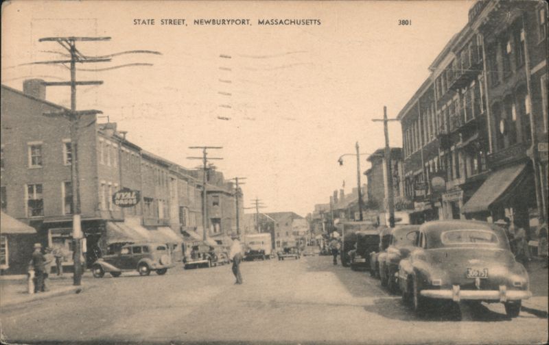 State Street, Newburyport, MA - Cars & Shops Massachusetts