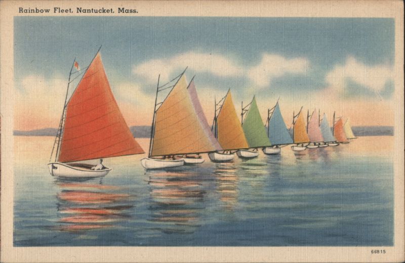 Rainbow Fleet, Nantucket, Mass. Massachusetts