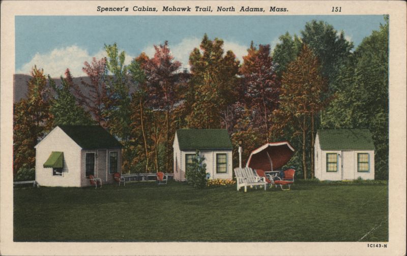 Spencer's Cabins, Mohawk Trail North Adams Massachusetts