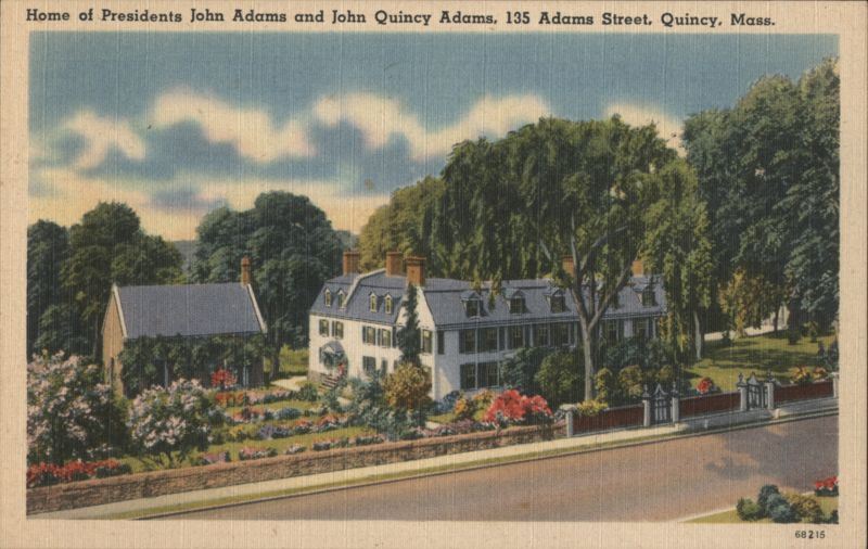 Home of Presidents John & John Quincy Adams, Quincy, Mass. Massachusetts