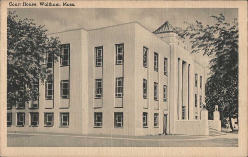 Court House, Waltham, MA Massachusetts
