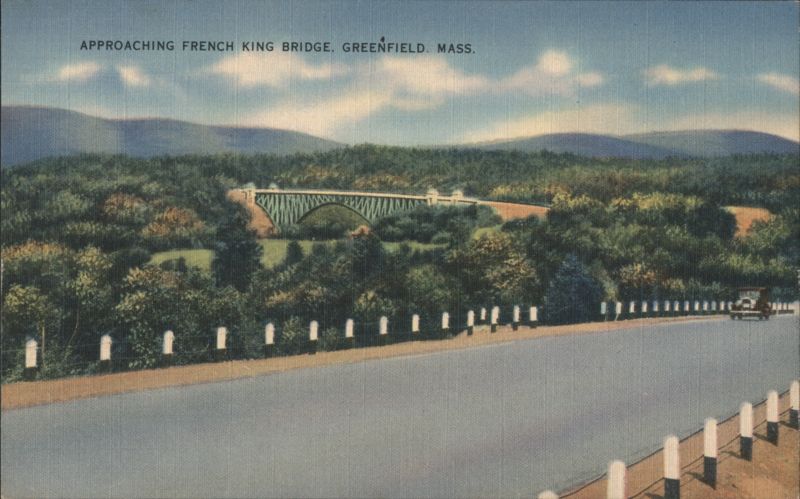 Approaching French King Bridge, Greenfield, MA Massachusetts