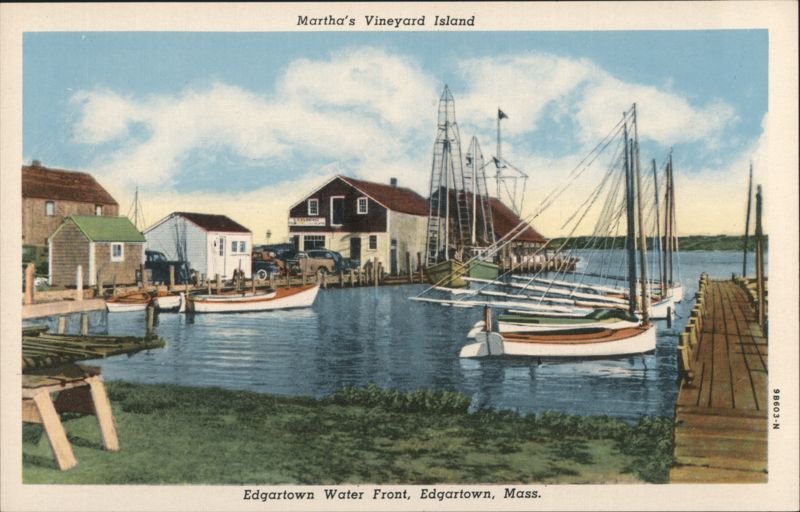 Edgartown Water Front, Martha's Vineyard Island Massachusetts