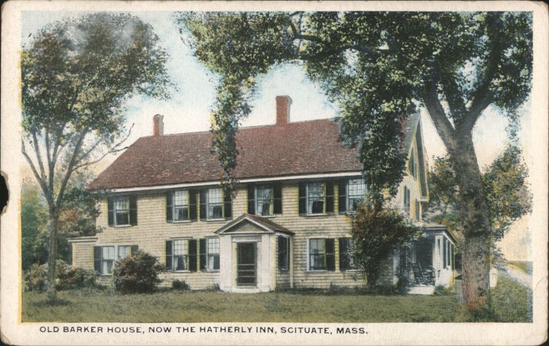 Old Barker House, now Hatherly Inn Scituate Massachusetts