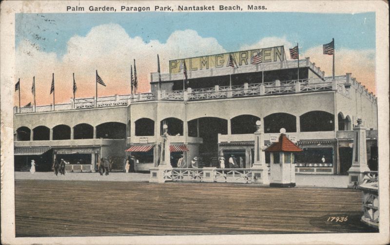 Palm Garden, Paragon Park, Nantasket Beach, Mass. Massachusetts