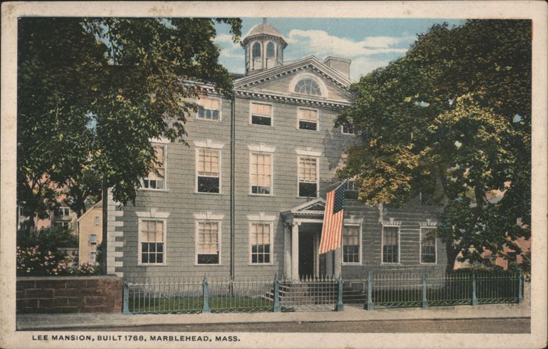 Lee Mansion, Built 1768 Marblehead Massachusetts