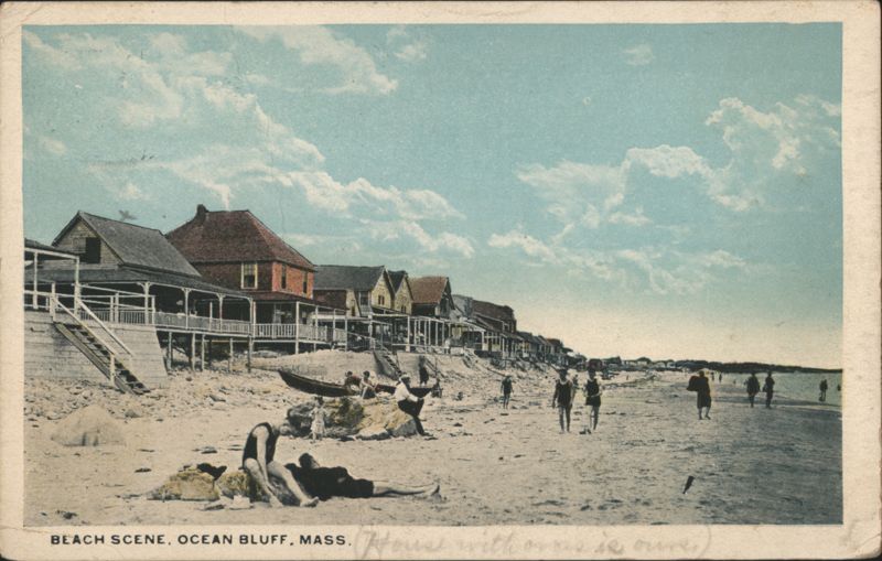 Beach Scene, Ocean Bluff Massachusetts
