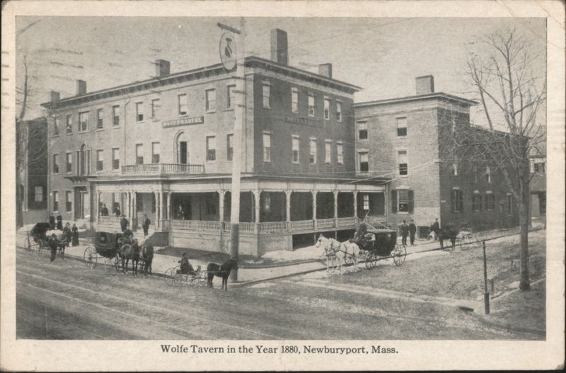 Wolfe Tavern 1880, Newburyport, MA Massachusetts