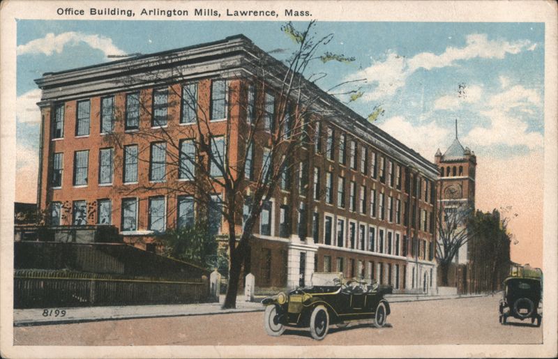Office Building, Arlington Mills, Lawrence, Mass. Massachusetts