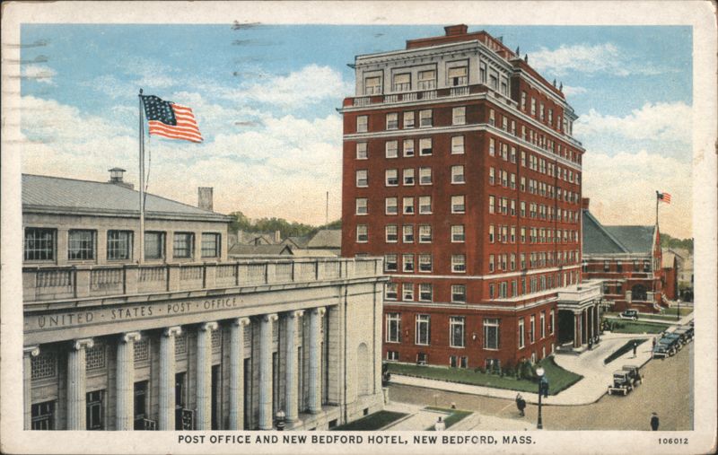 Post Office and New Bedford Hotel Massachusetts