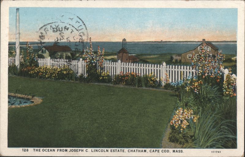 Ocean View from Joseph C. Lincoln Estate, Chatham, Cape Cod Massachusetts