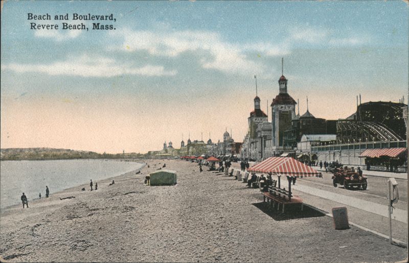 Beach and Boulevard, Revere Beach Massachusetts