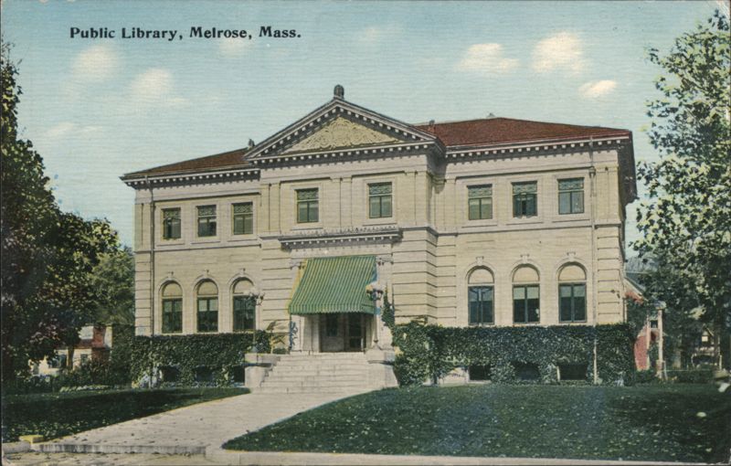 Public Library, Melrose, Mass. Massachusetts