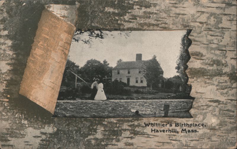 Whittier's Birthplace, Haverhill, Mass. Massachusetts