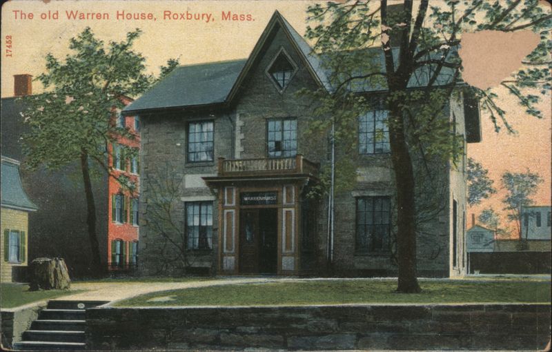 Old Warren House, Roxbury, MA Massachusetts