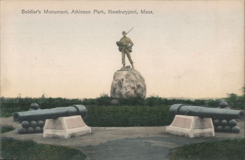 Soldier's Monument, Atkinson Park, Newburyport, Mass. Massachusetts
