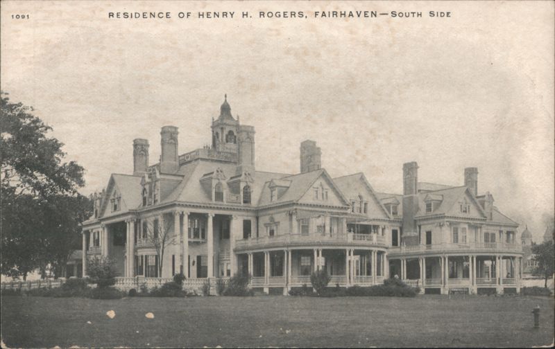 Residence of Henry H. Rogers, South Side Fairhaven Massachusetts