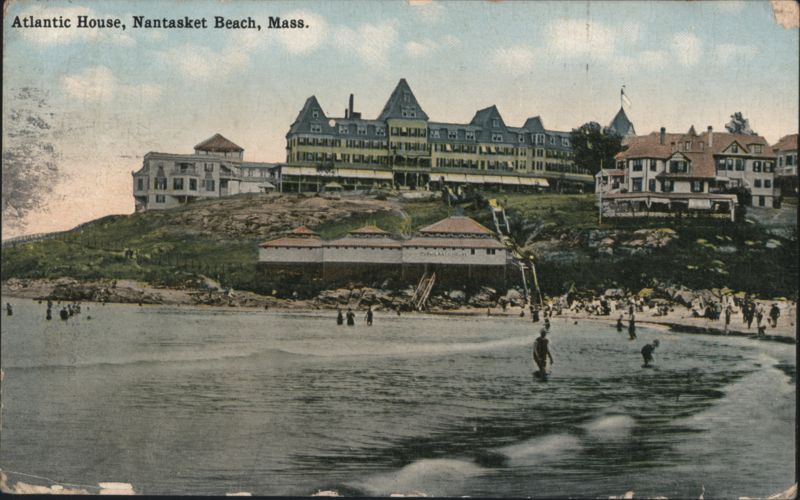 Atlantic House Hotel, Nantasket Beach, Public Baths Massachusetts