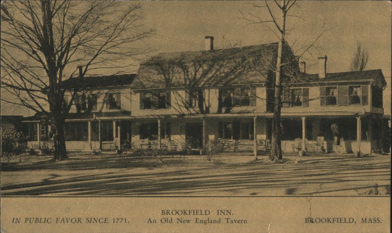 Brookfield Inn, An Old New England Tavern Since 1771 Massachusetts