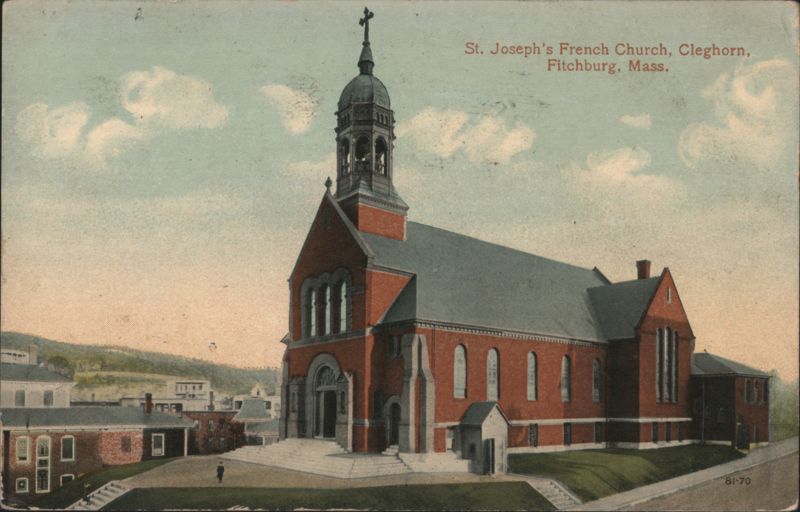 St. Joseph's French Church, Cleghorn Fitchburg Massachusetts