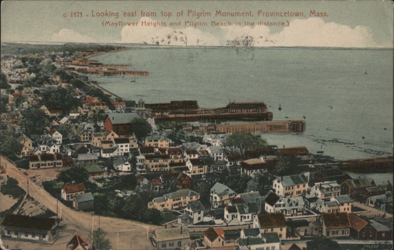 Pilgrim Monument, Provincetown, MA - Looking East Massachusetts