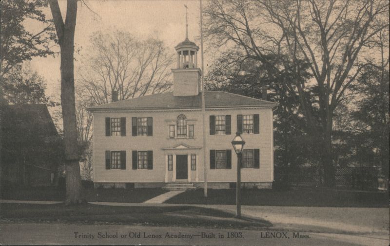 Trinity School Old Lenox Academy, Built 1803 Massachusetts