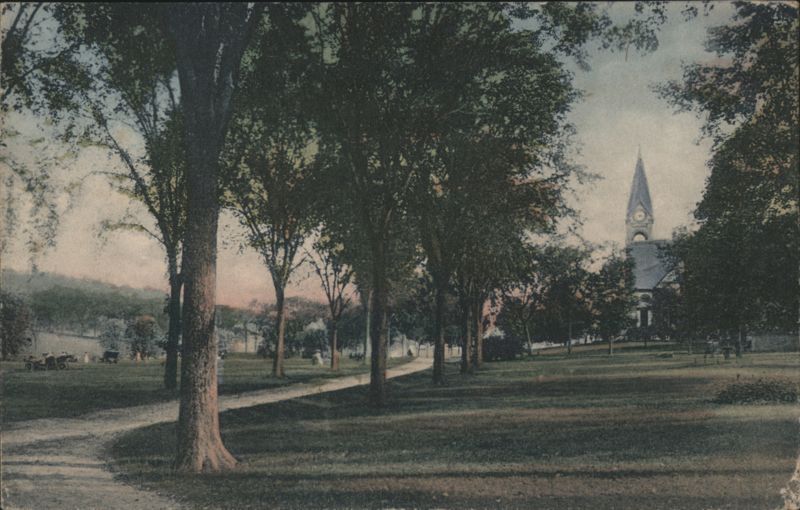 West Campus M.A.C. Amherst MA Steeple Clock Tower Massachusetts