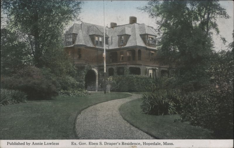 Ex. Gov. Eben S. Draper's Residence Hopedale Massachusetts