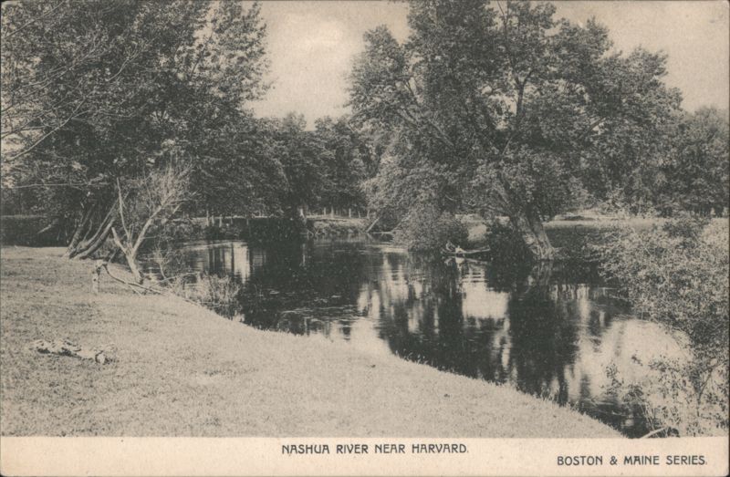 Nashua River Near Harvard Boston & Maine Series Massachusetts