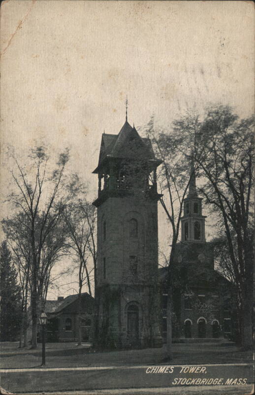 Chimes Tower and Church Steeple Stockbridge Massachusetts