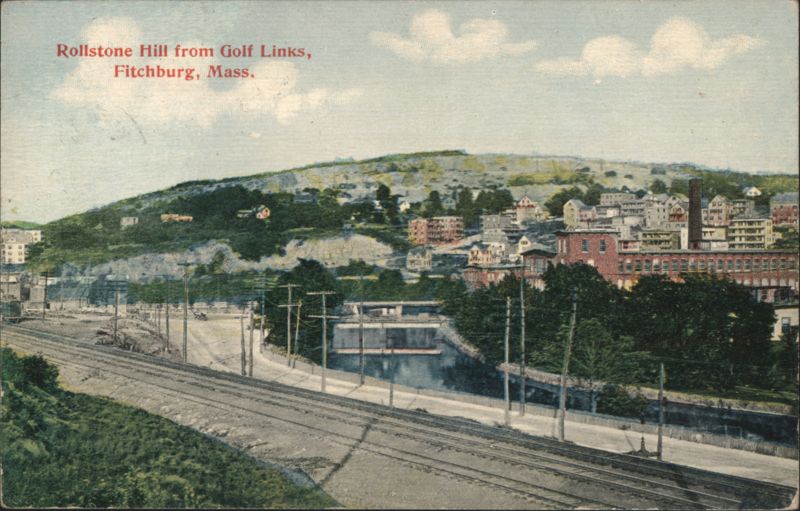 Rollstone Hill from Golf Links, Fitchburg, Mass. Massachusetts