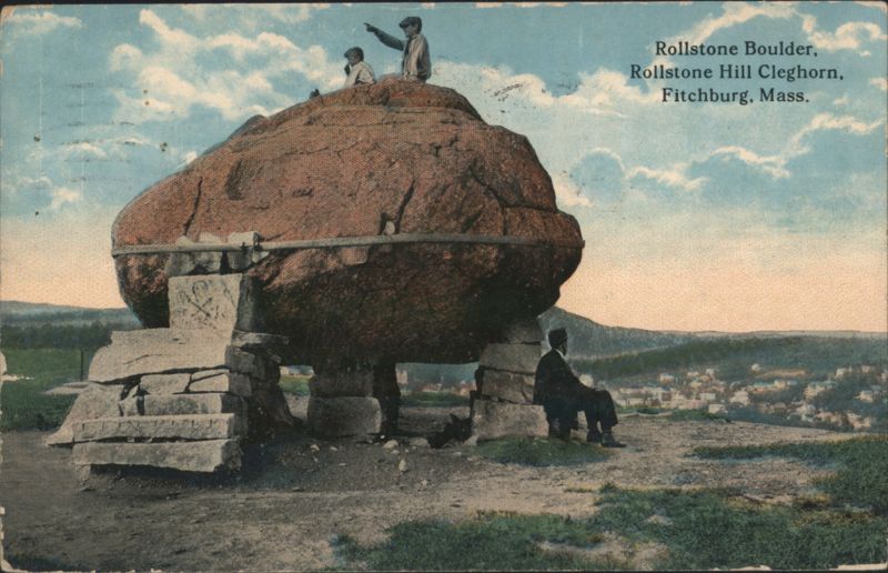 Rollstone Boulder, Rollstone Hill, Fitchburg, MA Massachusetts