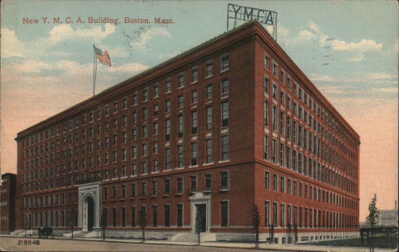 New Y. M. C. A. Building, Boston, Mass. Massachusetts
