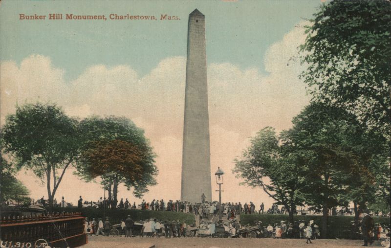 Bunker Hill Monument, Charlestown, MA Massachusetts