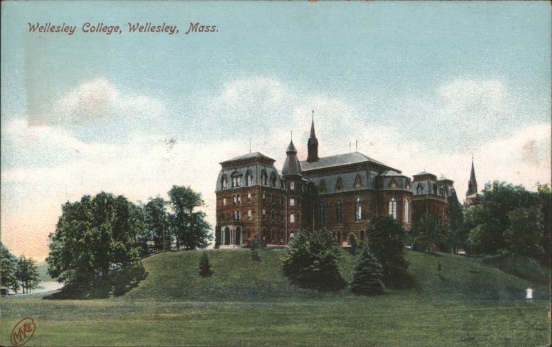 Wellesley College Main Building Massachusetts