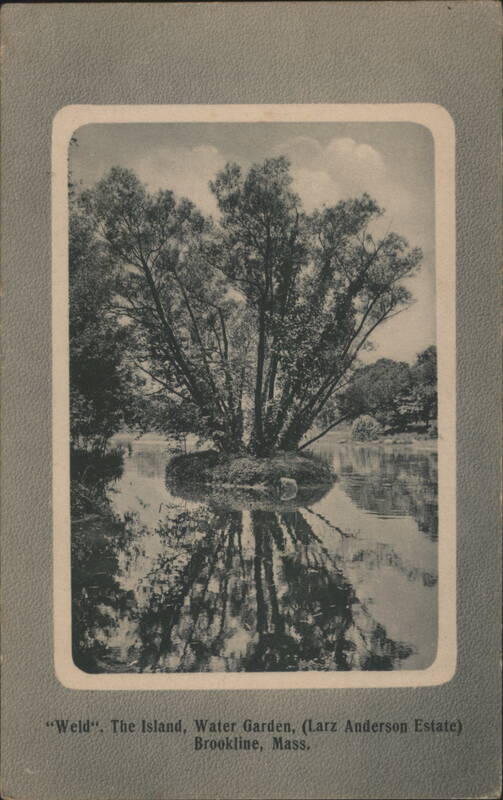 Weld, The Island, Water Garden, Larz Anderson Estate Brookline Massachusetts