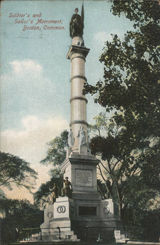 Soldier's and Sailor's Monument, Boston Common Massachusetts