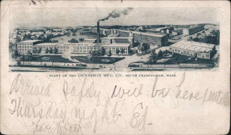 Dennison Mfg. Co. Plant, South Framingham, MA Massachusetts