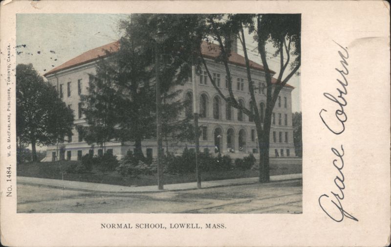 Normal School, Lowell, Mass. Massachusetts