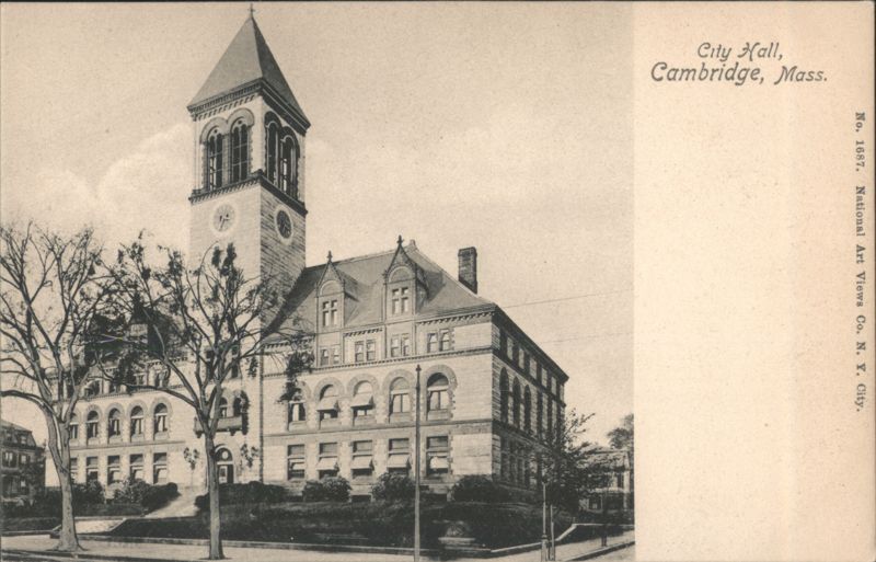 City Hall, Cambridge, Mass. Massachusetts