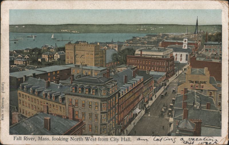 Fall River, MA - Looking North West from City Hall Massachusetts