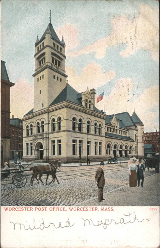 Worcester Post Office, Worcester, MA Massachusetts