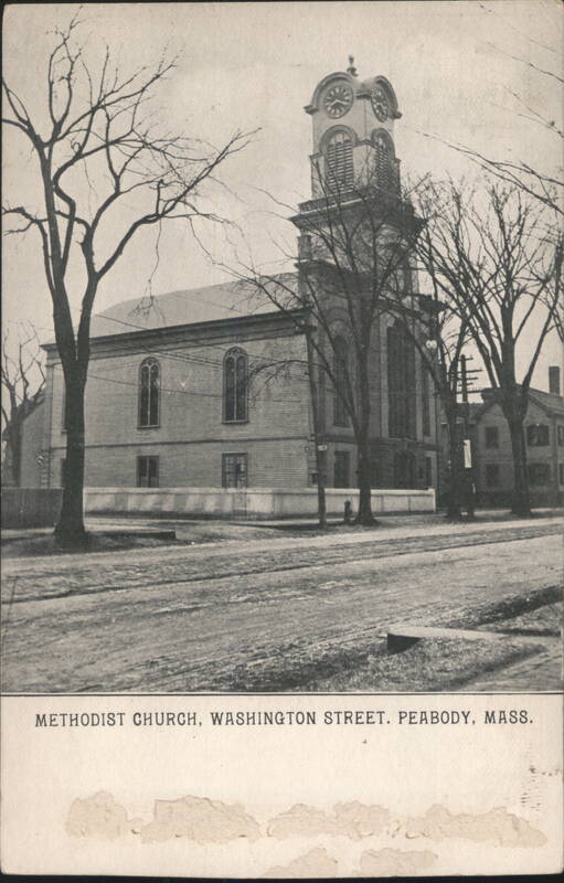 Methodist Church, Washington Street, Peabody, MA Massachusetts