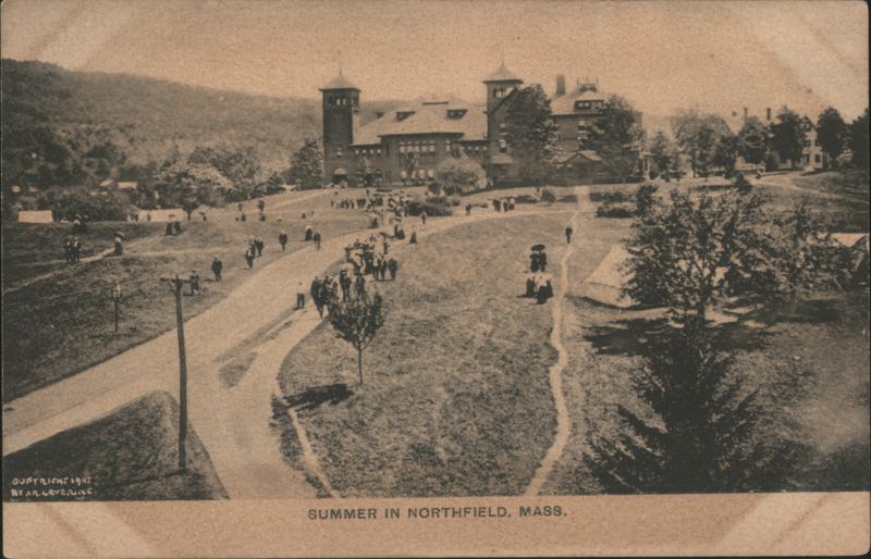 SUMMER IN NORTHFIELD, MASS. Massachusetts A.R. Levering