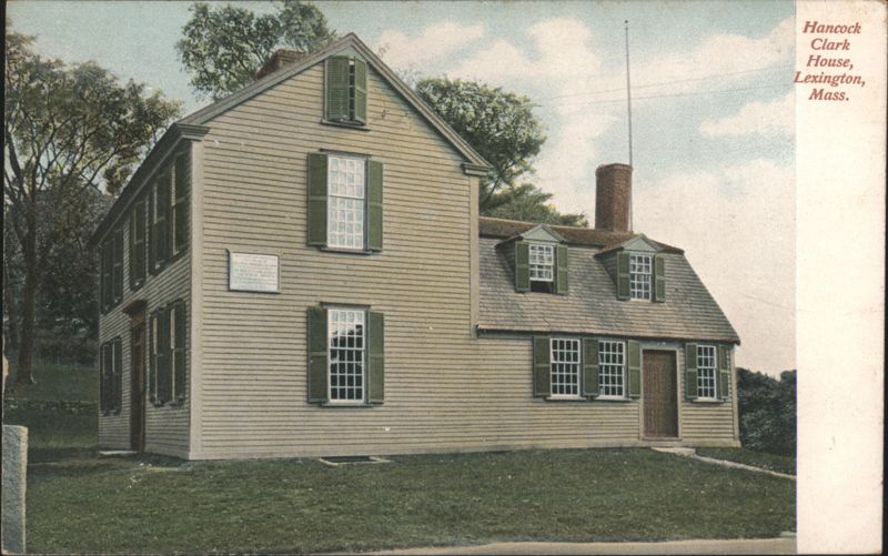 Hancock Clark House Lexington Massachusetts