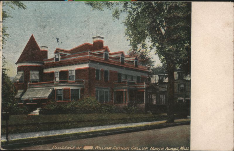 Residence of William Arthur Gallup, North Adams Massachusetts