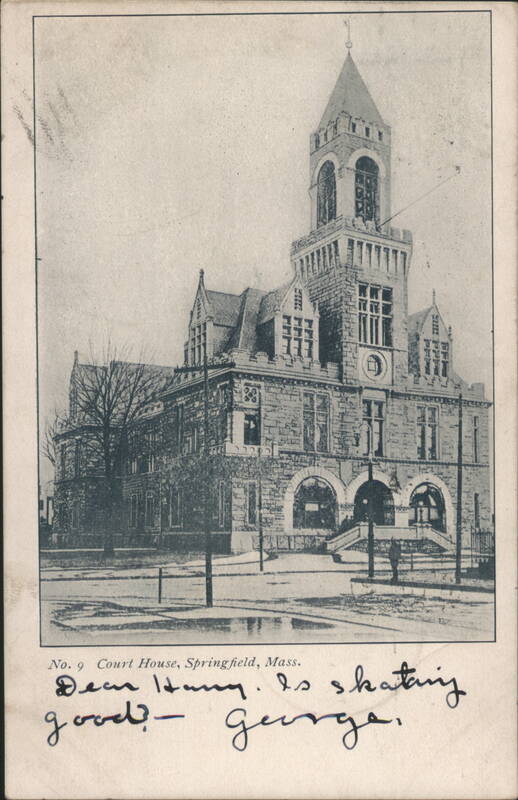 Court House, Springfield, Mass. Massachusetts