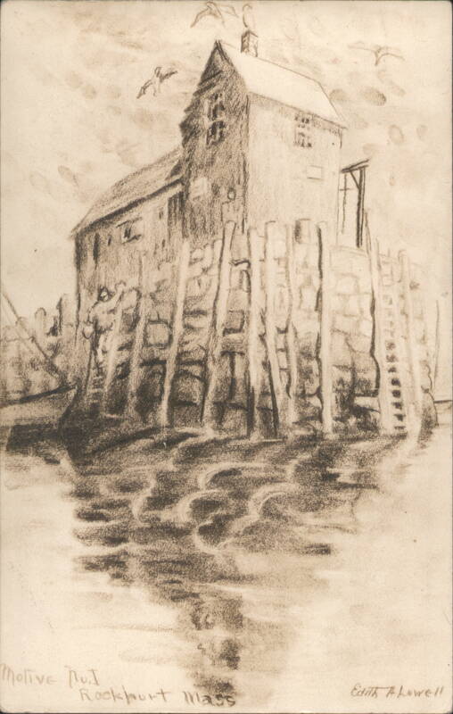 Motive No. 1, Building on Piers, Rockport MA Massachusetts