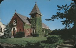 Corpus Christi Catholic Church, Sandwich, Cape Cod Postcard