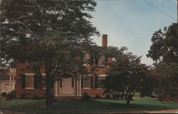 Washington Hotel, Swan's Tavern, Stoughton, MA Postcard